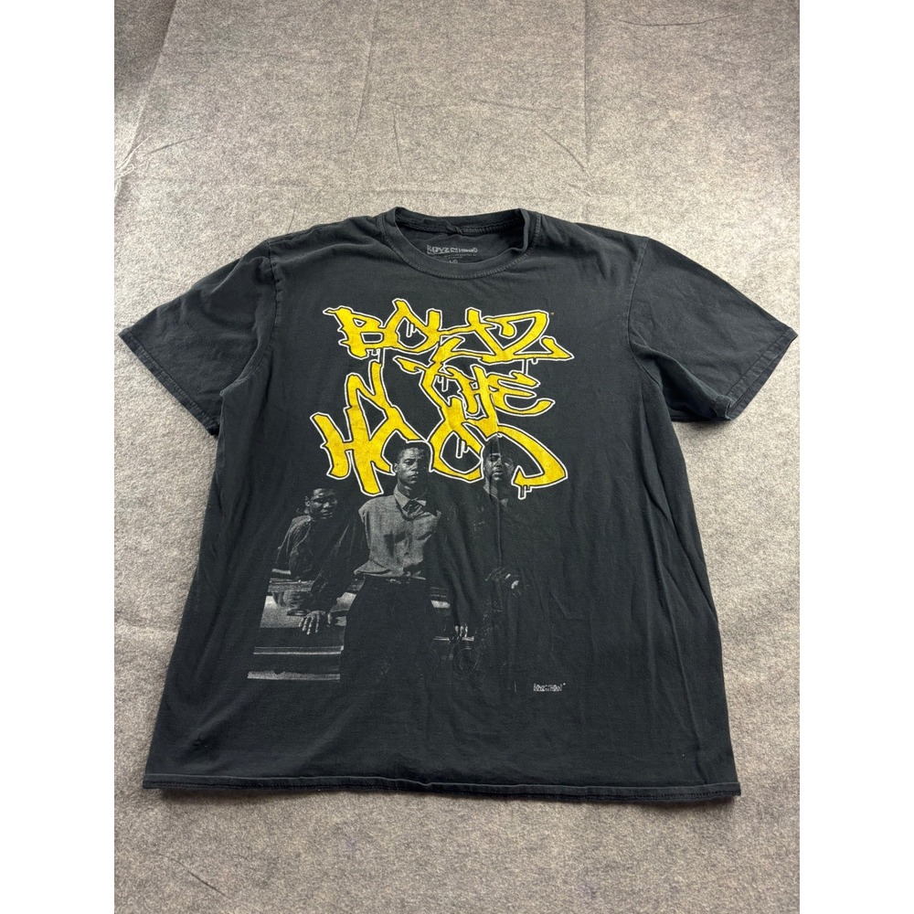 Boyz N The Hood Graphic T-Shirt Men L Yellow Movie Promo Tee Streetwear SEE